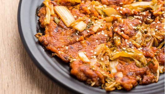 Quick and Easy Raon Kimchi Pancakes