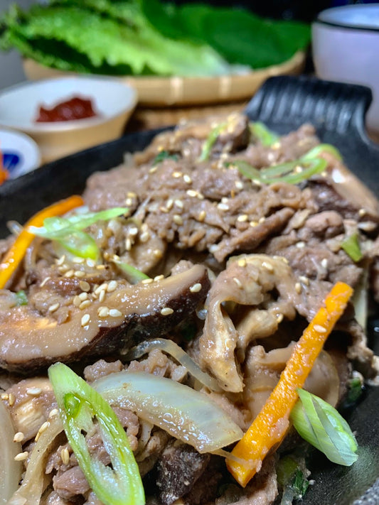 Bulgogi made with Raon Kitchen's Ganjang marinade