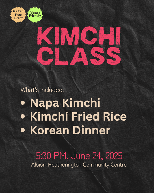 Korean Cooking Class - Kimchi Making, Kimchi Pancake & Korean Dinner - June 24, 2025