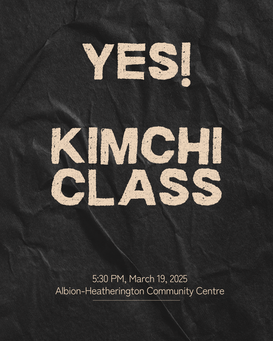 Korean Cooking Class - Kimchi Making & Dinner - March 19, 2025